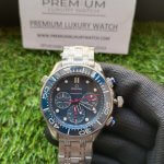 Omega Seamaster Chronograph Diver 300m Co‑Axial Chronometer 41.5mm Blue Dial Bracelet Watch