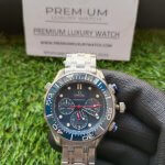 Omega Seamaster Chronograph Diver 300m Co‑Axial Chronometer 41.5mm Blue Dial Bracelet Watch