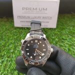 Omega Seamaster Ceramic Black Dial Diver 300m On Rubber Strap Automatic Men’s Watch