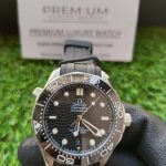 Omega Seamaster Ceramic Black Dial Diver 300m On Rubber Strap Automatic Men’s Watch
