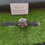 Omega Seamaster black rubber strap 300m Stainless Steel Sedna Gold Co Axial Master Chronometer Black Dial 42mm