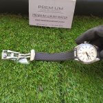 Omega Seamaster Aqua Terra White Dial 150m Master Co-Axial Rubber Strap Men’s Watch