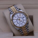 Sky Dweller jubilee Rolex White Dial 42MM Yellow Gold Bezel Two Tone Men's Watch 326933