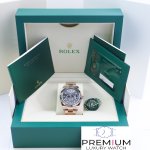 Rolex Sky Dweller Rose Gold 42MM Dark Rhodium Index Dial Fluted Bezel Oyster Bracelet 326935
