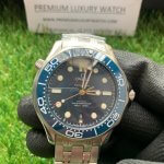 OMEGA SEAMASTER 300 JAMES BOND 007 EDITION 42MM Blue Dial For Men’s Wrist Watch