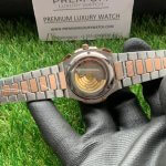 Patek Philippe Nautilus two tone 40mm Men Watch Blue Dial 5980/1AR