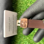 Patek Aquanaut Rose Gold Travel Time Brown Dial Composite Men's Watch 5164R-001
