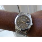 Rolex Datejust 41 Rhodium Dark Dial Automatic Men's Jubilee Watch 126300