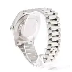 Rolex Day Date Ice Blue Diagonal Dome Bezel President 40MM Automatic Men’s Watch 228206