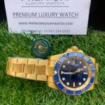 Rolex Submariner Gold Blue Date 40mm Dial & Ceramic Bezel Oyster Bracelet 116618LB