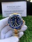 Rolex Submariner Gold Blue Dial 41mm Date Yellow Gold/Steel Ceramic Bezel Oyster Bracelet 126613LB