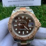 Rolex Yacht Master Rose Gold/Stainless Steel 40 Brown Dial Oyster Bracelet 116621