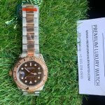 Rolex Yacht Master Rose Gold/Stainless Steel 40 Brown Dial Oyster Bracelet 116621