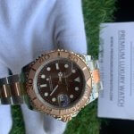 Rolex Yacht Master Rose Gold/Stainless Steel 40 Brown Dial Oyster Bracelet 116621