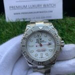 Rolex Yacht Master 40 Steel Platinum Dial Men's Automatic Watch