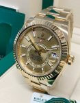 Rolex Sky Dweller Yellow Gold Champagne Dial Men’s Oyster Bracelet Watch 32693842