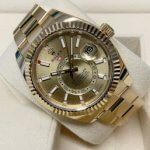 Rolex Sky Dweller Yellow Gold Champagne Dial Men’s Oyster Bracelet Watch 32693842