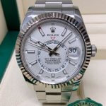 Rolex Sky-Dweller White Gold Automatic Men’s 42MM White Dial Oyster Watch 326934