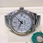 Rolex Sky-Dweller White Gold Automatic Men’s 42MM White Dial Oyster Watch 326934