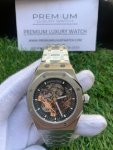 Audemars Piguet Royal Oak Skeleton 41MM Balance  In Steel Men’s Watch 15407ST.OO.1220ST.01