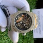 Audemars Piguet Royal Oak Skeleton 41MM Balance  In Steel Men’s Watch 15407ST.OO.1220ST.01