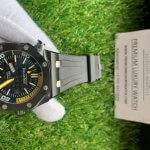 AP Royal Oak Offshore On Wrist | 42MM Black Dial & Strap Watch.