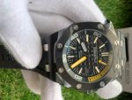 AP Royal Oak Offshore On Wrist | 42MM Black Dial & Strap Watch.