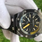 AP Royal Oak Offshore On Wrist | 42MM Black Dial & Strap Watch.