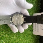 AP Royal Oak Offshore On Wrist | 42MM Black Dial & Strap Watch.