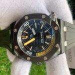 AP Royal Oak Offshore On Wrist | 42MM Black Dial & Strap Watch.