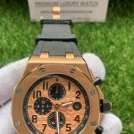 AP Royal Oak Offshore Rose Gold Chronograph 42MM Dial Watch 26470