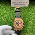 AP Royal Oak Offshore Rose Gold Chronograph 42MM Dial Watch 26470