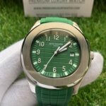 Patek Philippe Aquanaut Green Dial Rubber Strap Men's Watch 5168G-010
