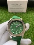 Patek Philippe Aquanaut Green Dial Rubber Strap Men's Watch 5168G-010