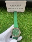 Patek Philippe Aquanaut Green Dial Rubber Strap Men's Watch 5168G-010