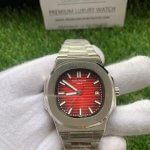 Patek Philippe Red Watch | Nautilus Stainless Steel Automatic | Men’s Watch 5711/1R-001