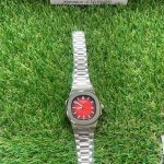 Patek Philippe Red Watch | Nautilus Stainless Steel Automatic | Men’s Watch 5711/1R-001