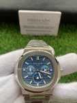 Patek Philippe Nautilus Perpetual Calendar Grand Complication Blue Dial 5740/1G Automatic Stainless Steel Watches