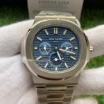 Patek Philippe Nautilus Perpetual Calendar Grand Complication Blue Dial 5740/1G Automatic Stainless Steel Watches