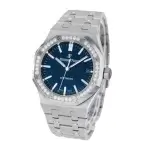 Audemars Piguet Royal Oak With Diamonds Bezel 41mm Steel Blue Dial Wrist Men's watch