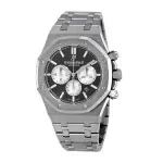 Audemar Piguet Royal Oak Black Dial Chronograph 41MM Stainless Steel Watch 26320ST