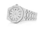 ICED OUT WATCH REPLICA AUDEMARS PIGUET ROYAL OAK 41MM STAINLESS STEEL FULL VVS MOISSANITE