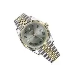 Rolex Datejust 41 Slate Dial Jubilee Yellow Gold Fluted Bezel Men's Watch 126333