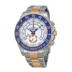 Rolex Yacht Master Two Tone 44MM 18k Rose Gold And Steel Watch