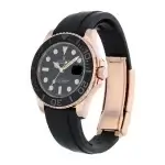 Rolex Yacht Master Everose Gold 40MM Automatic Black Dial Watch
