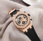 AP Royal Oak Offshore Rose Gold Chronograph 42MM Dial Watch 26470