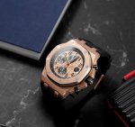 AP Royal Oak Offshore Rose Gold Chronograph 42MM Dial Watch 26470