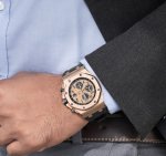 AP Royal Oak Offshore Rose Gold Chronograph 42MM Dial Watch 26470