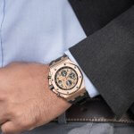 AP Royal Oak Offshore Rose Gold Chronograph 42MM Dial Watch 26470