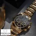 Rolex Cosmograph Daytona Gold 40 Yellow Gold Bezel Oyster Bracelet Black Index Dial 116508